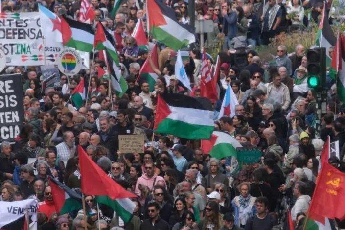 Galiza solidariedade Palestina Israel genocídio manifestação